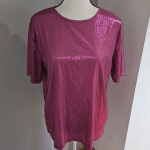Shimmering Pink Women's Top